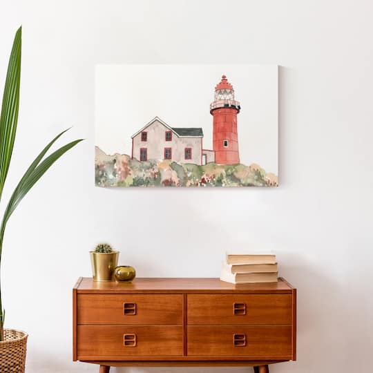 Coastal Lighthouse 24" x 16" Canvas Wall Art